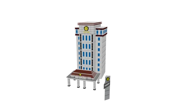 Gedung ESDM RI 3D Model Thumbnail