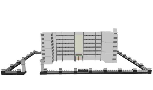 Gedung KEMENAG RI 3D Model Thumbnail