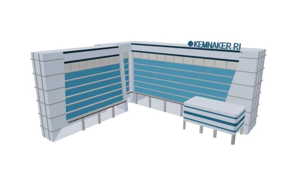 Gedung KEMNAKER RI 3D Model Logo