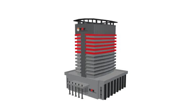 Gedung KPK 3D Model Thumbnail