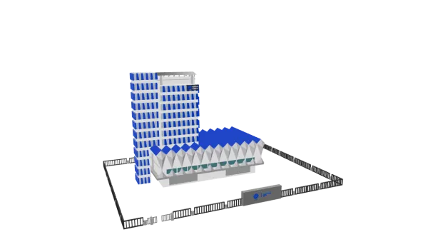 Gedung Vokasi KEMNAKER RI 3D Model Thumbnail