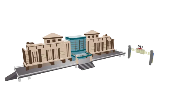 ITC FATMAWATI 3D Model Logo