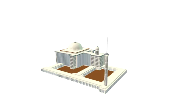 Masjid Istiqlal 3D Model Thumbnail