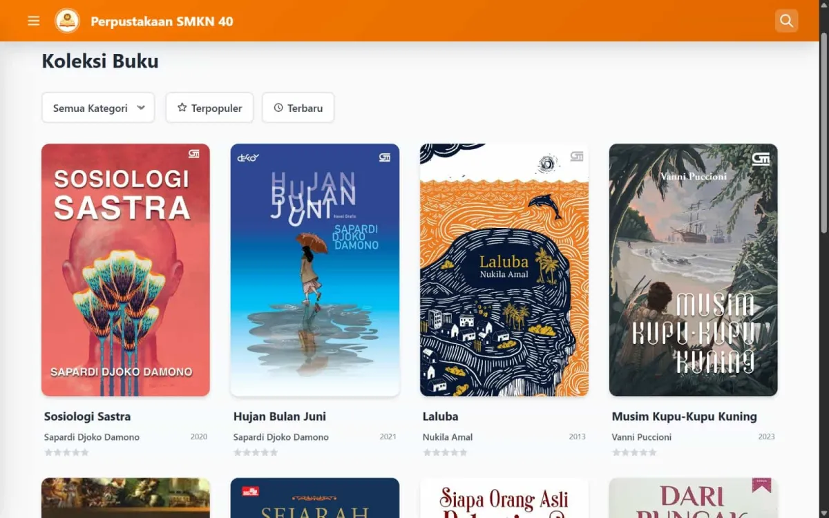 Perpustakaan SMKN 40 Jakarta preview 2
